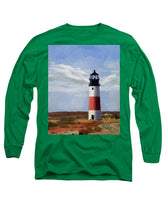 Sankaty Head Lighthouse Nantucket Massachusettse - Long Sleeve T-Shirt