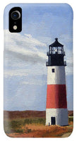 Sankaty Head Lighthouse Nantucket Massachusettse - Phone Case