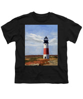 Sankaty Head Lighthouse Nantucket Massachusettse - Youth T-Shirt