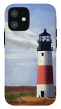 Sankaty Head Lighthouse Nantucket Massachusettse - Phone Case