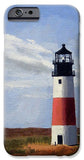 Sankaty Head Lighthouse Nantucket Massachusettse - Phone Case