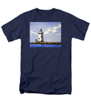 Saybrook Breakwater Lighthouse Old Saybrook Connecticut - Men's T-Shirt  (Regular Fit)