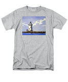 Saybrook Breakwater Lighthouse Old Saybrook Connecticut - Men's T-Shirt  (Regular Fit)