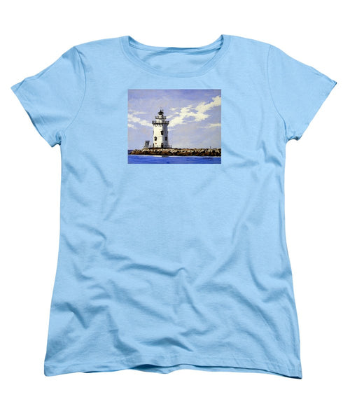 Saybrook Breakwater Lighthouse Old Saybrook Connecticut - Women's T-Shirt (Standard Fit)