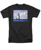 Saybrook Breakwater Lighthouse Old Saybrook Connecticut - Men's T-Shirt  (Regular Fit)