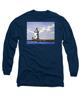 Saybrook Breakwater Lighthouse Old Saybrook Connecticut - Long Sleeve T-Shirt