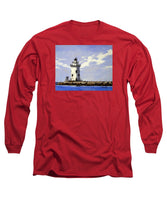 Saybrook Breakwater Lighthouse Old Saybrook Connecticut - Long Sleeve T-Shirt