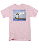 Saybrook Breakwater Lighthouse Old Saybrook Connecticut - Men's T-Shirt  (Regular Fit)