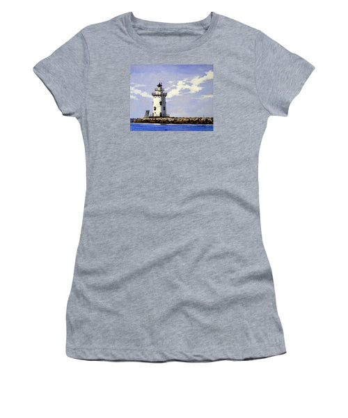 Saybrook Breakwater Lighthouse Old Saybrook Connecticut - Women's T-Shirt