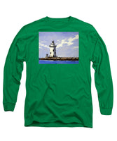 Saybrook Breakwater Lighthouse Old Saybrook Connecticut - Long Sleeve T-Shirt