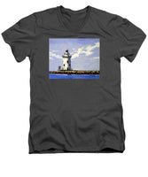 Saybrook Breakwater Lighthouse Old Saybrook Connecticut - Men's V-Neck T-Shirt