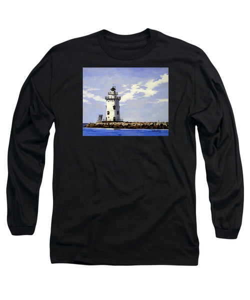 Saybrook Breakwater Lighthouse Old Saybrook Connecticut - Long Sleeve T-Shirt