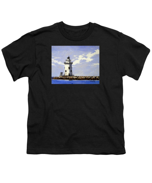 Saybrook Breakwater Lighthouse Old Saybrook Connecticut - Youth T-Shirt