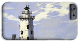 Saybrook Breakwater Lighthouse Old Saybrook Connecticut - Phone Case