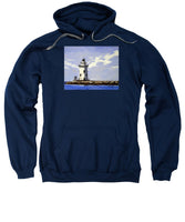 Saybrook Breakwater Lighthouse Old Saybrook Connecticut - Sweatshirt