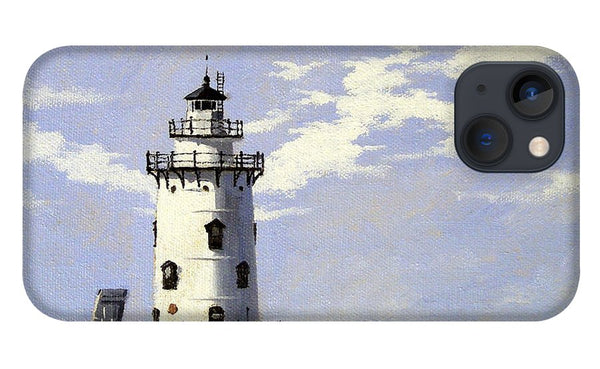 Saybrook Breakwater Lighthouse Old Saybrook Connecticut - Phone Case