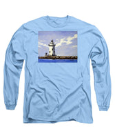 Saybrook Breakwater Lighthouse Old Saybrook Connecticut - Long Sleeve T-Shirt