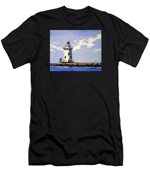 Saybrook Breakwater Lighthouse Old Saybrook Connecticut - T-Shirt