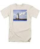 Saybrook Breakwater Lighthouse Old Saybrook Connecticut - Men's T-Shirt  (Regular Fit)