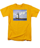 Saybrook Breakwater Lighthouse Old Saybrook Connecticut - Men's T-Shirt  (Regular Fit)