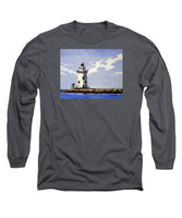 Saybrook Breakwater Lighthouse Old Saybrook Connecticut - Long Sleeve T-Shirt