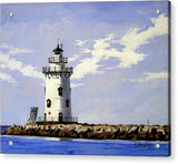 Saybrook Breakwater Lighthouse Old Saybrook Connecticut - Acrylic Print