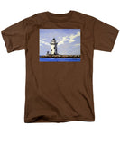 Saybrook Breakwater Lighthouse Old Saybrook Connecticut - Men's T-Shirt  (Regular Fit)