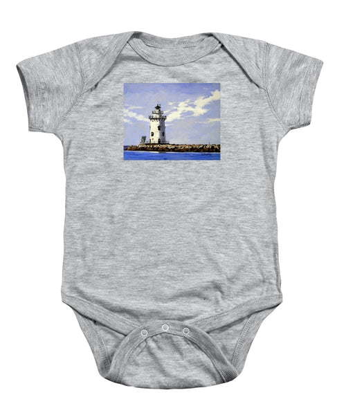 Saybrook Breakwater Lighthouse Old Saybrook Connecticut - Baby Onesie