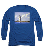 Saybrook Breakwater Lighthouse Old Saybrook Connecticut - Long Sleeve T-Shirt