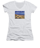 Second Beach Newport Rhode Island - Women's V-Neck