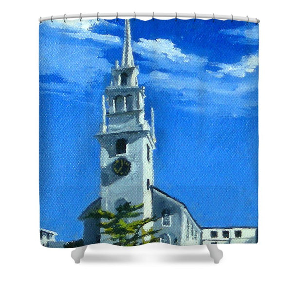 Trinity Church Newport Rhode Island - Shower Curtain