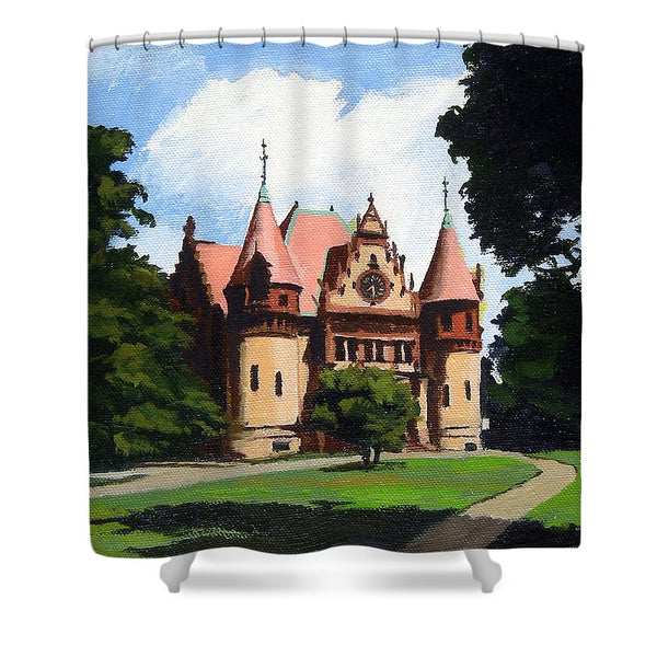 Town Hall Wellesley Massachusetts  - Shower Curtain