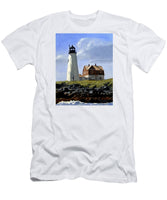 Wood Island Lighthouse Maine - T-Shirt