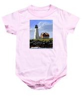 Wood Island Lighthouse Maine - Baby Onesie