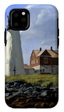 Wood Island Lighthouse Maine - Phone Case