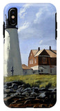 Wood Island Lighthouse Maine - Phone Case