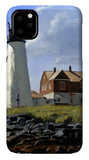 Wood Island Lighthouse Maine - Phone Case