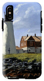 Wood Island Lighthouse Maine - Phone Case