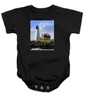 Wood Island Lighthouse Maine - Baby Onesie