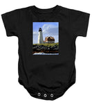 Wood Island Lighthouse Maine - Baby Onesie