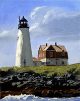 Wood Island Lighthouse Maine - Art Print