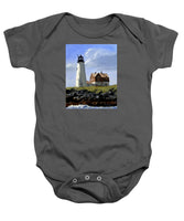 Wood Island Lighthouse Maine - Baby Onesie