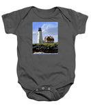 Wood Island Lighthouse Maine - Baby Onesie