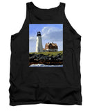 Wood Island Lighthouse Maine - Tank Top