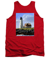 Wood Island Lighthouse Maine - Tank Top