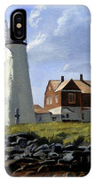 Wood Island Lighthouse Maine - Phone Case