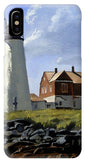 Wood Island Lighthouse Maine - Phone Case