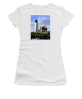 Wood Island Lighthouse Maine - Women's T-Shirt