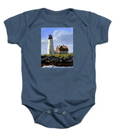 Wood Island Lighthouse Maine - Baby Onesie