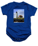 Wood Island Lighthouse Maine - Baby Onesie